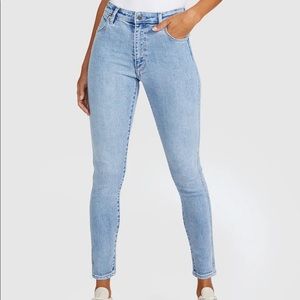 Wrangler Hi Pins Jeans Pale Blue